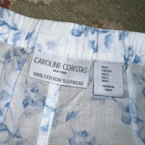 NWT Caroline Constas New York Floral Lace Trim Cami and Shorts Set - Picture 4 of 6